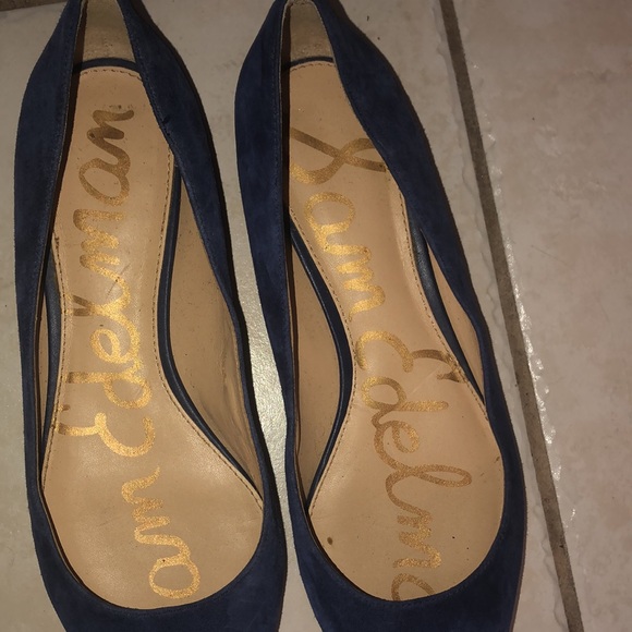 Prwnd Sam Edelman Sally cobalt blue size 8 1/2 - Picture 4 of 6